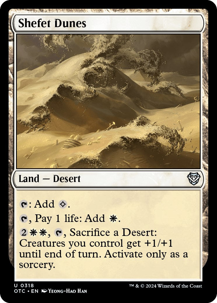 Shefet Dunes [Outlaws of Thunder Junction Commander] | Rook's Games and More