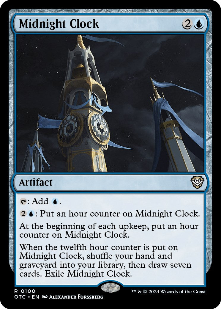 Midnight Clock [Outlaws of Thunder Junction Commander] | Rook's Games and More