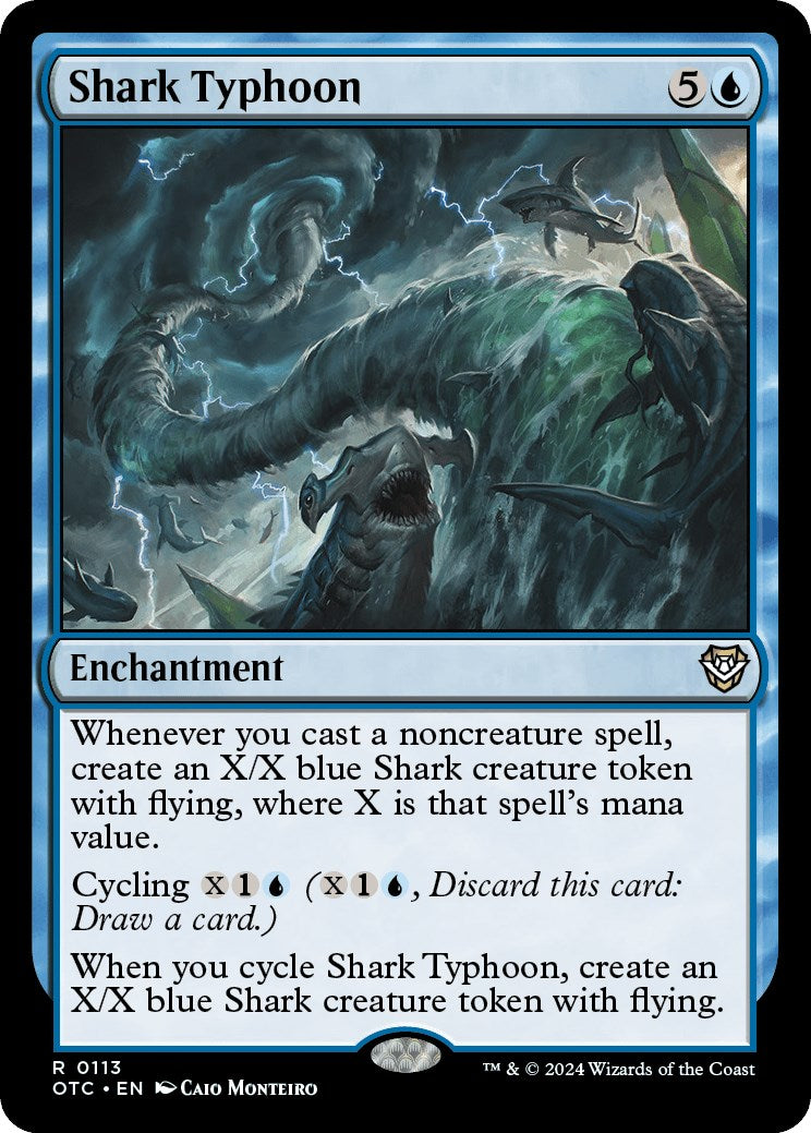 Shark Typhoon [Outlaws of Thunder Junction Commander] | Rook's Games and More