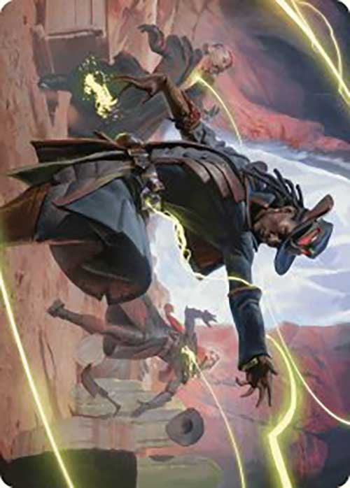 Lilah, Undefeated Slickshot Art Card [Outlaws of Thunder Junction Art Series] | Rook's Games and More