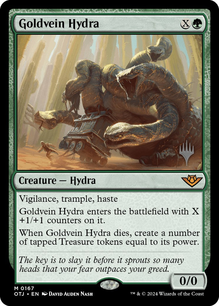 Goldvein Hydra (Promo Pack) [Outlaws of Thunder Junction Promos] | Rook's Games and More