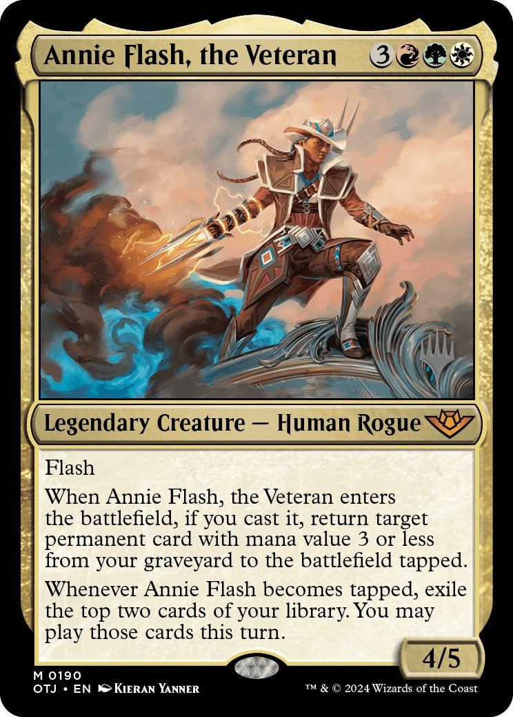 Annie Flash, the Veteran (Promo Pack) [Outlaws of Thunder Junction Promos] | Rook's Games and More