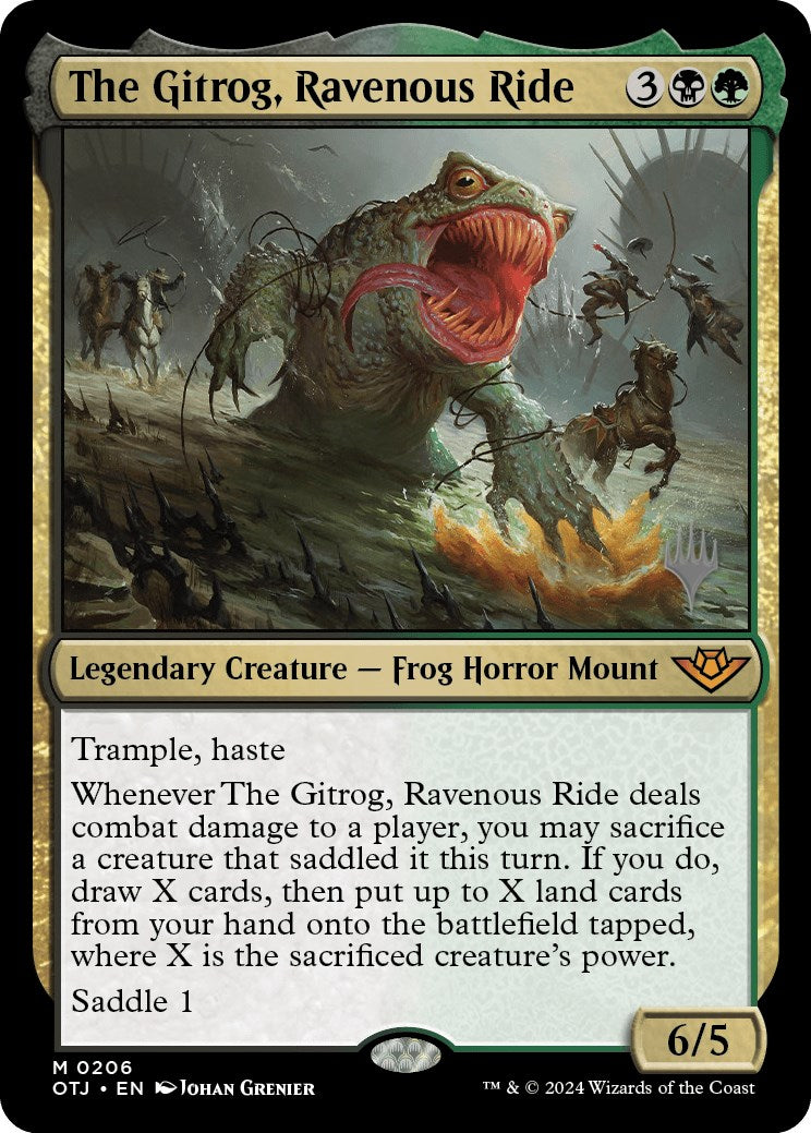 The Gitrog, Ravenous Ride (Promo Pack) [Outlaws of Thunder Junction Promos] | Rook's Games and More