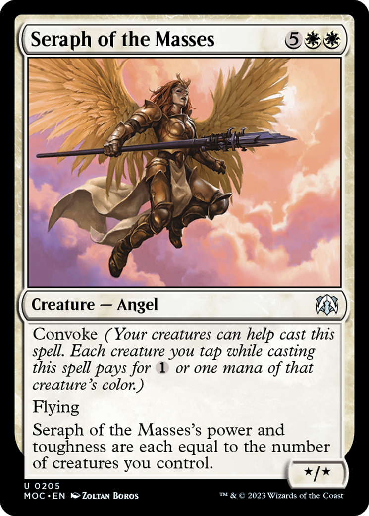 Seraph of the Masses [March of the Machine Commander] | Rook's Games and More
