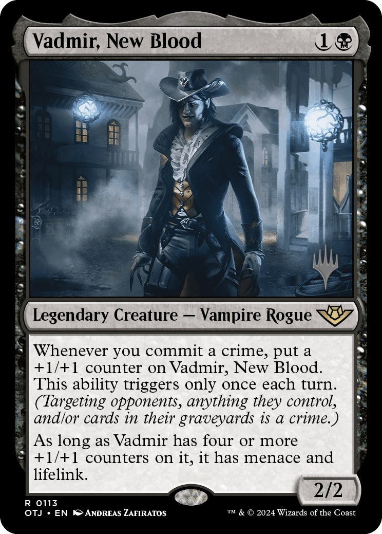 Vadmir, New Blood (Promo Pack) [Outlaws of Thunder Junction Promos] | Rook's Games and More