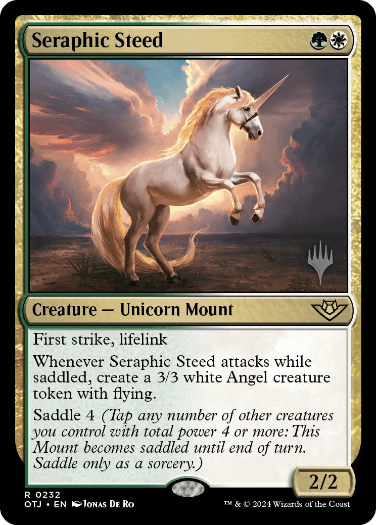 Seraphic Steed (Promo Pack) [Outlaws of Thunder Junction Promos] | Rook's Games and More