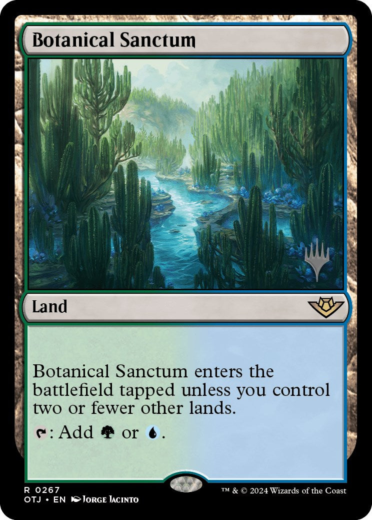 Botanical Sanctum (Promo Pack) [Outlaws of Thunder Junction Promos] | Rook's Games and More