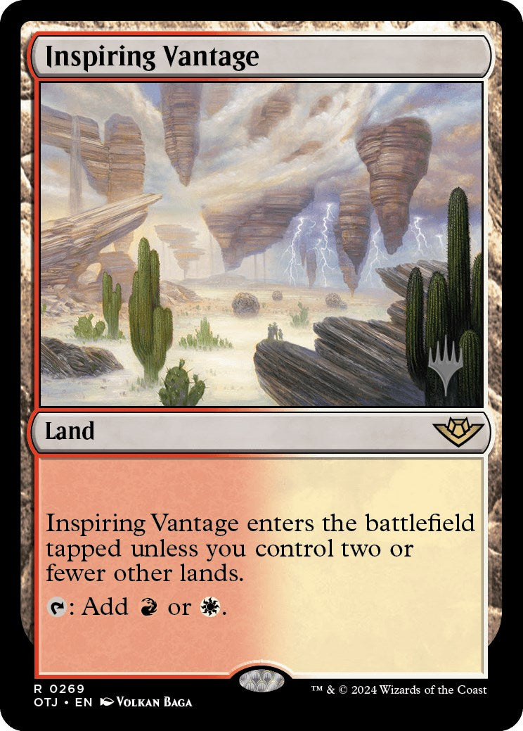 Inspiring Vantage (Promo Pack) [Outlaws of Thunder Junction Promos] | Rook's Games and More