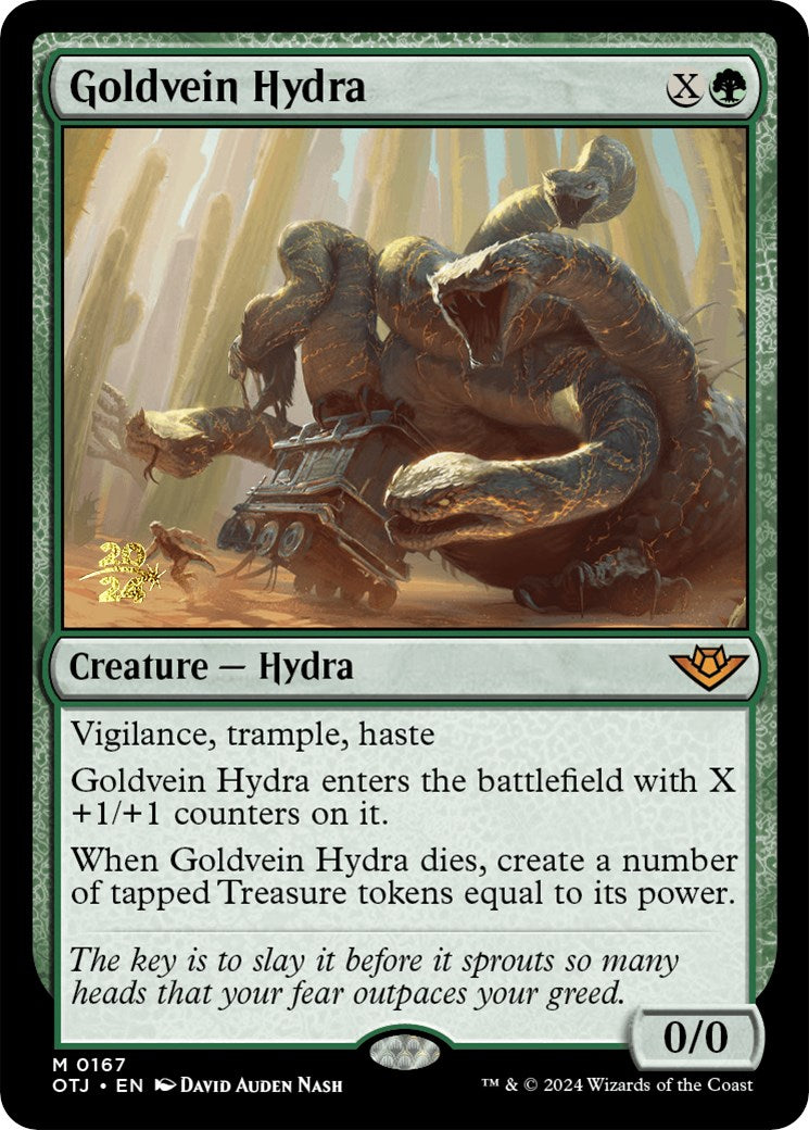 Goldvein Hydra [Outlaws of Thunder Junction Prerelease Promos] | Rook's Games and More