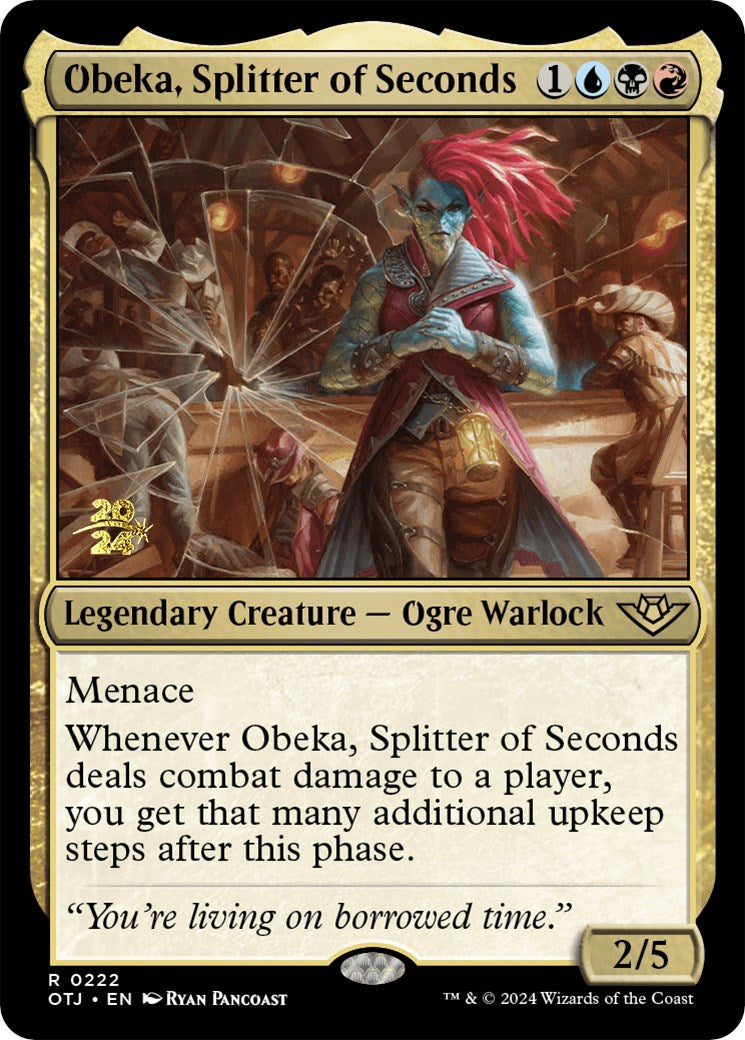 Obeka, Splitter of Seconds [Outlaws of Thunder Junction Prerelease Promos] | Rook's Games and More