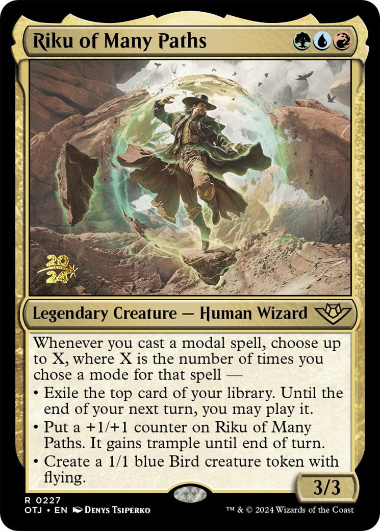 Riku of Many Paths [Outlaws of Thunder Junction Prerelease Promos] | Rook's Games and More