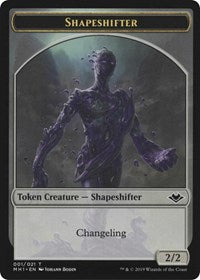 Shapeshifter (001) // Serra the Benevolent Emblem (020) Double-Sided Token [Modern Horizons Tokens] | Rook's Games and More