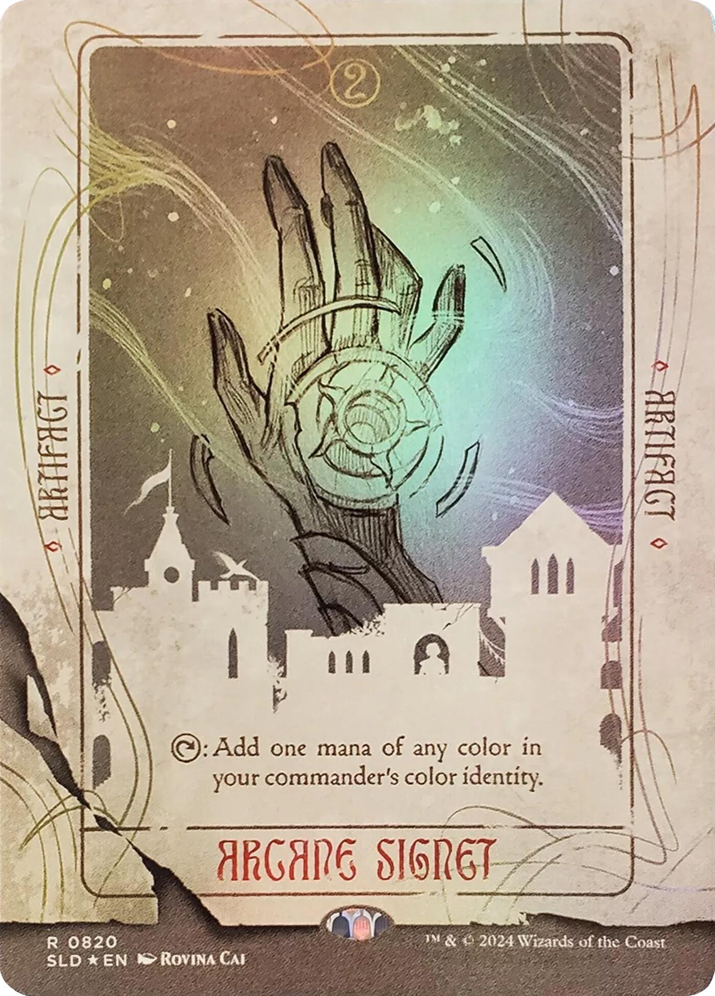 Arcane Signet (0820) (Rainbow Foil) [Secret Lair Drop Series] | Rook's Games and More