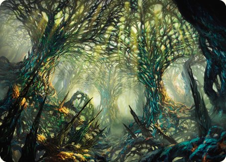 The Hunter Maze Art Card [Phyrexia: All Will Be One Art Series] | Rook's Games and More