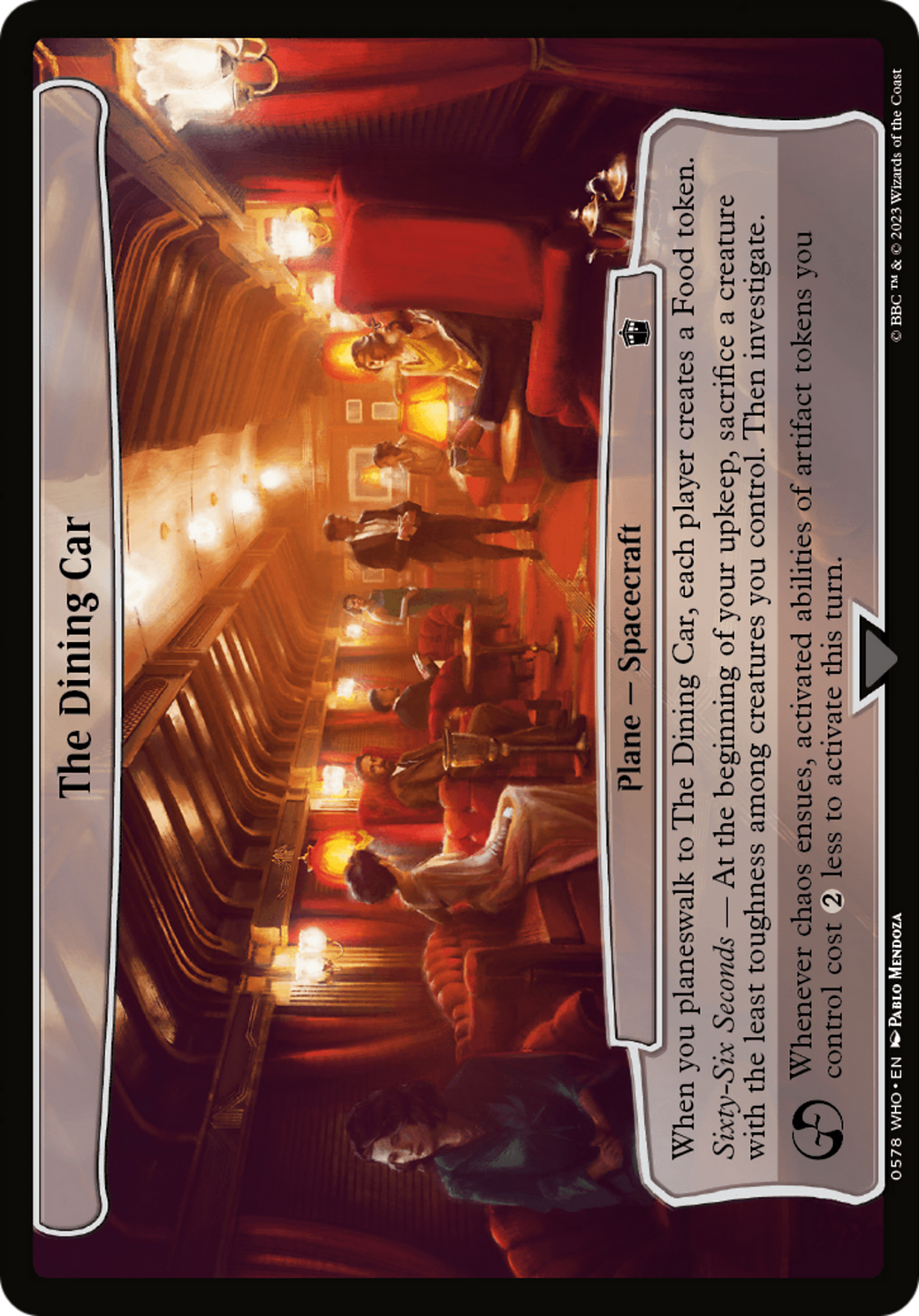 The Dining Car [Doctor Who] | Rook's Games and More