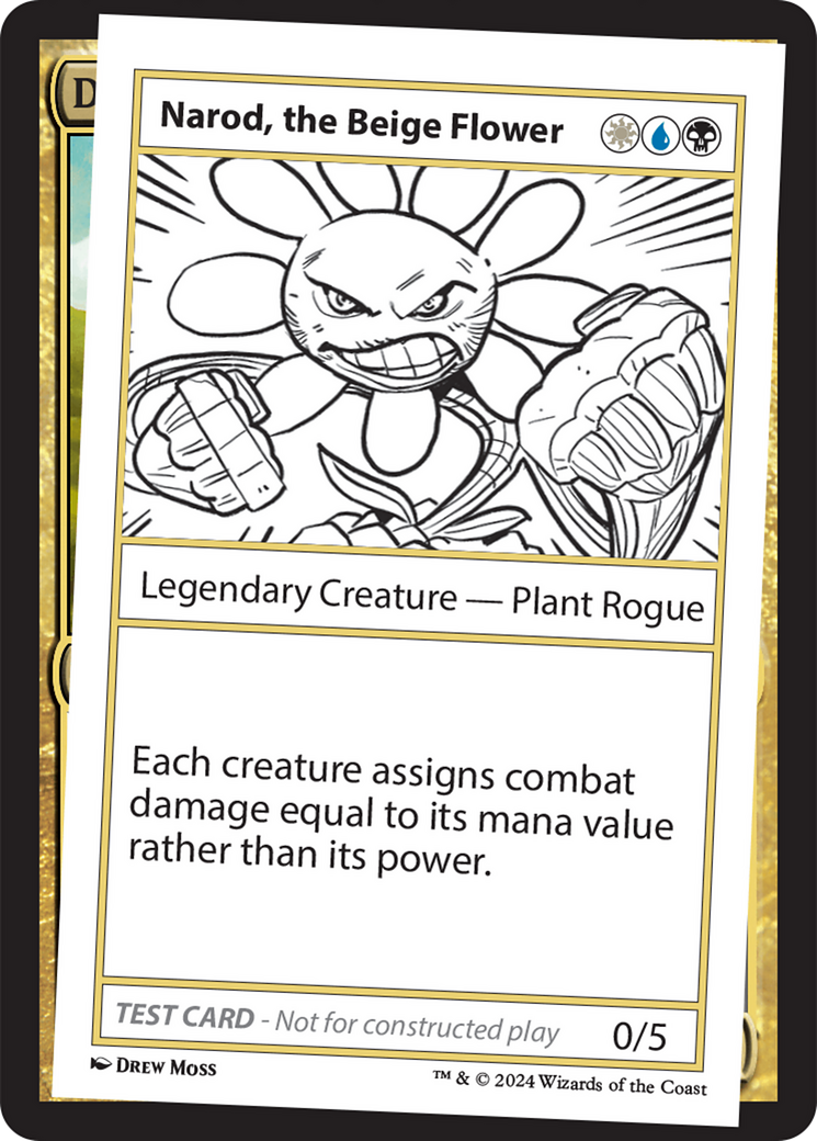 Narod, the Beige Flower [Mystery Booster 2 Playtest Cards] | Rook's Games and More