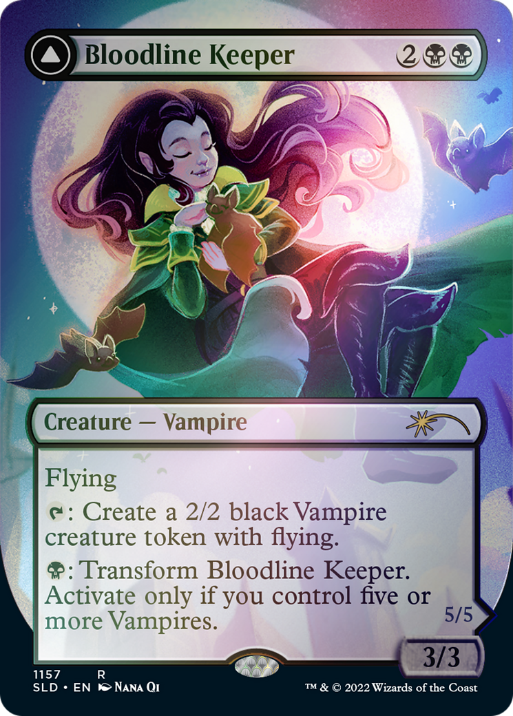 Bloodline Keeper // Lord of Lineage (Borderless) [Secret Lair: From Cute to Brute] | Rook's Games and More