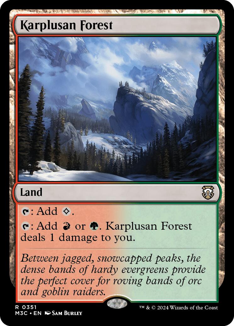 Karplusan Forest [Modern Horizons 3 Commander] | Rook's Games and More