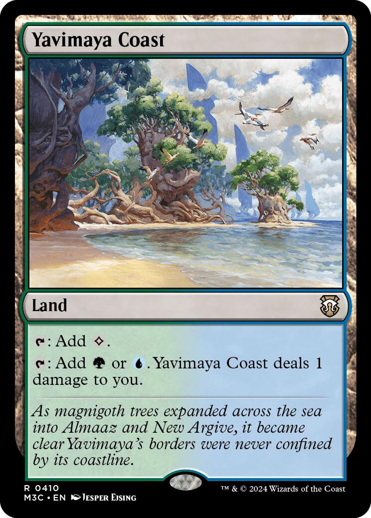 Yavimaya Coast [Modern Horizons 3 Commander] | Rook's Games and More