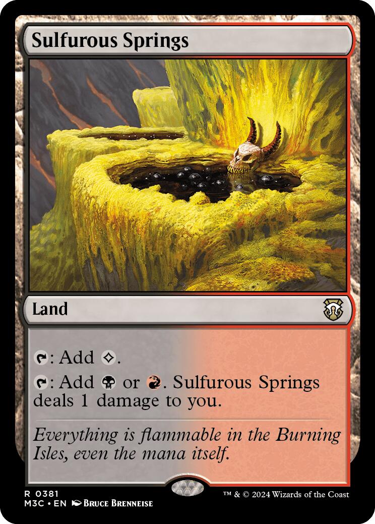 Sulfurous Springs [Modern Horizons 3 Commander] | Rook's Games and More