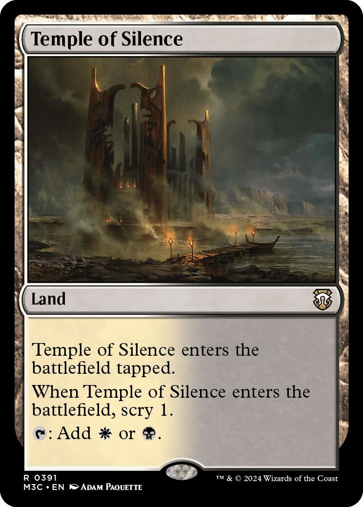 Temple of Silence [Modern Horizons 3 Commander] | Rook's Games and More