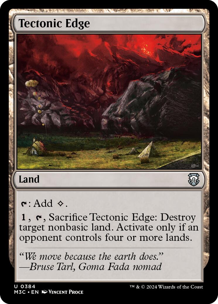 Tectonic Edge [Modern Horizons 3 Commander] | Rook's Games and More