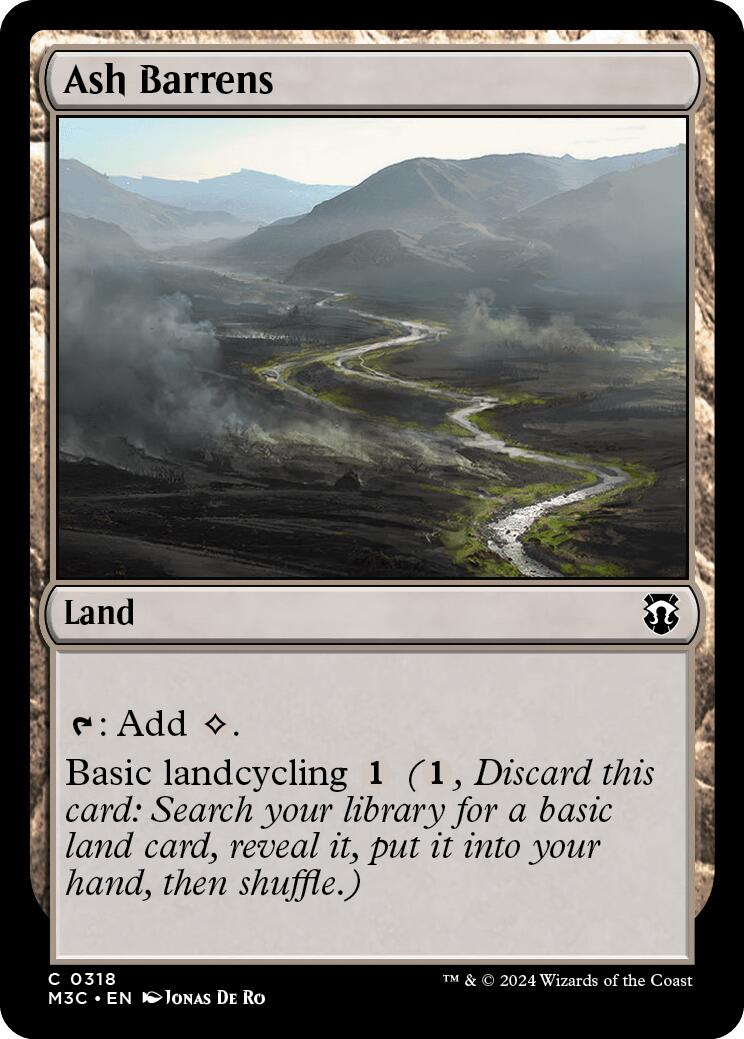 Ash Barrens [Modern Horizons 3 Commander] | Rook's Games and More