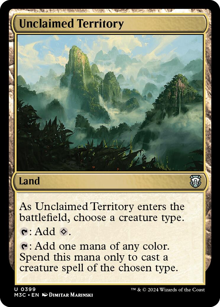 Unclaimed Territory [Modern Horizons 3 Commander] | Rook's Games and More