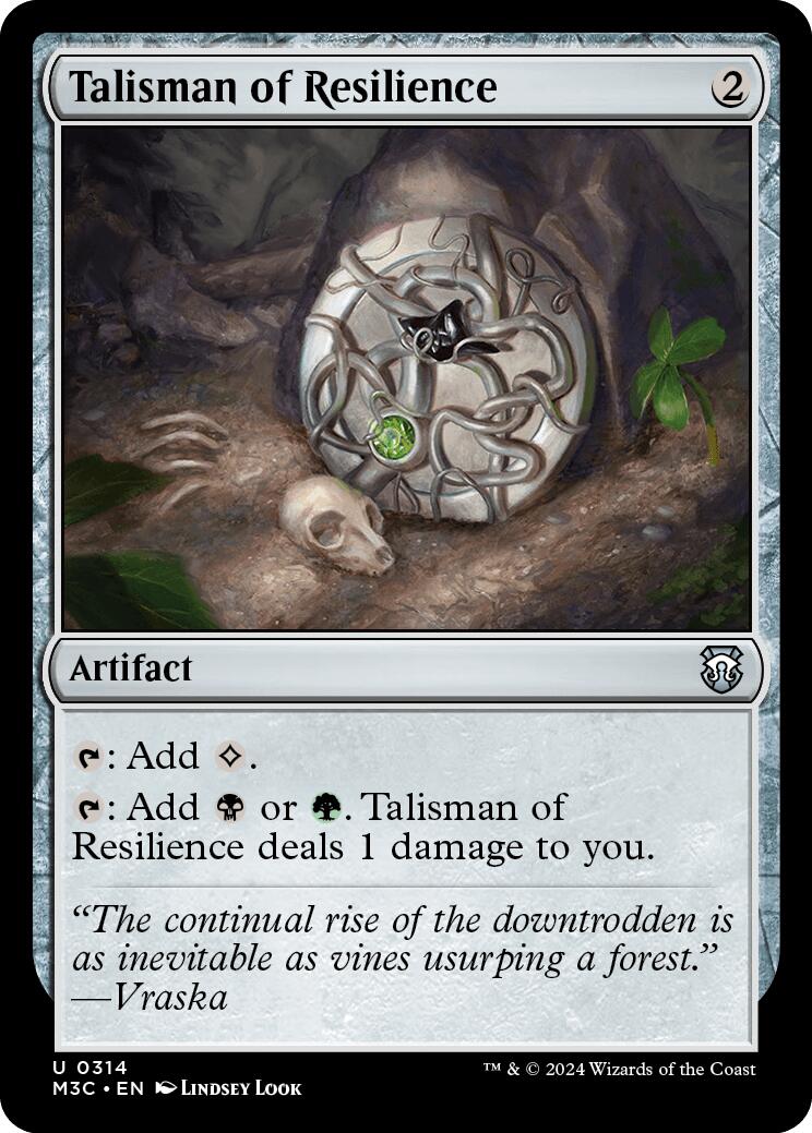 Talisman of Resilience [Modern Horizons 3 Commander] | Rook's Games and More