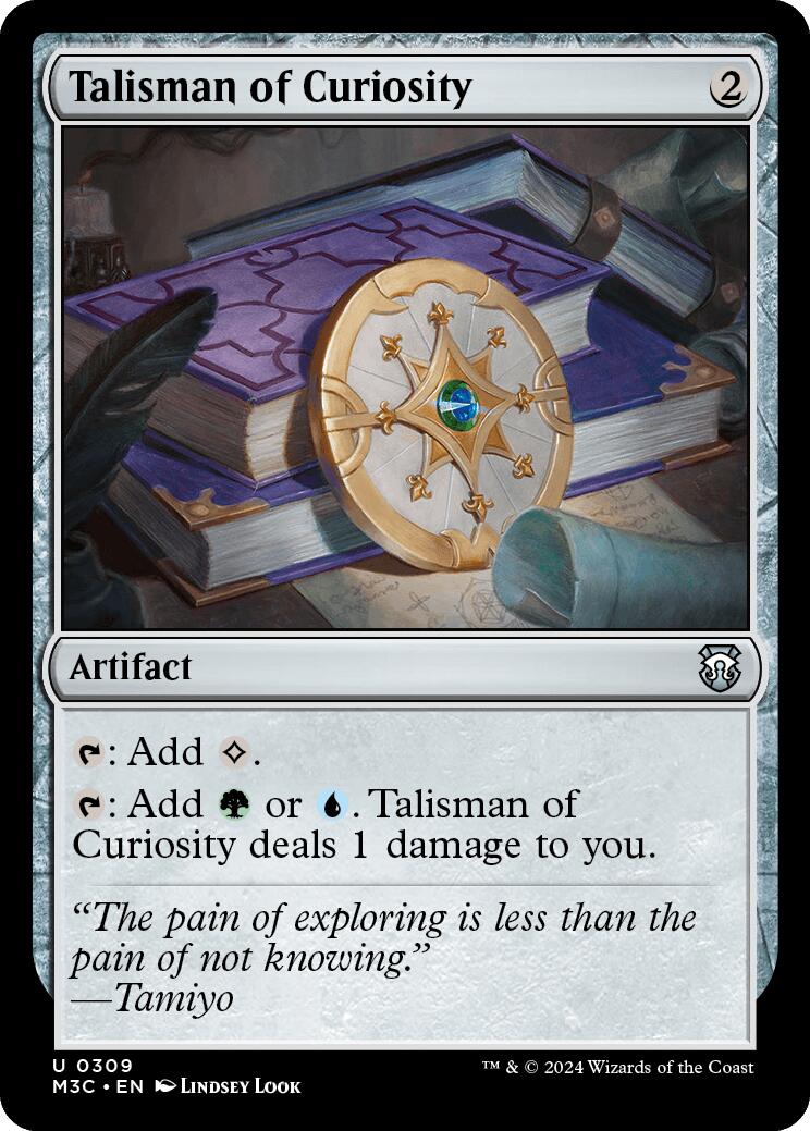 Talisman of Curiosity [Modern Horizons 3 Commander] | Rook's Games and More