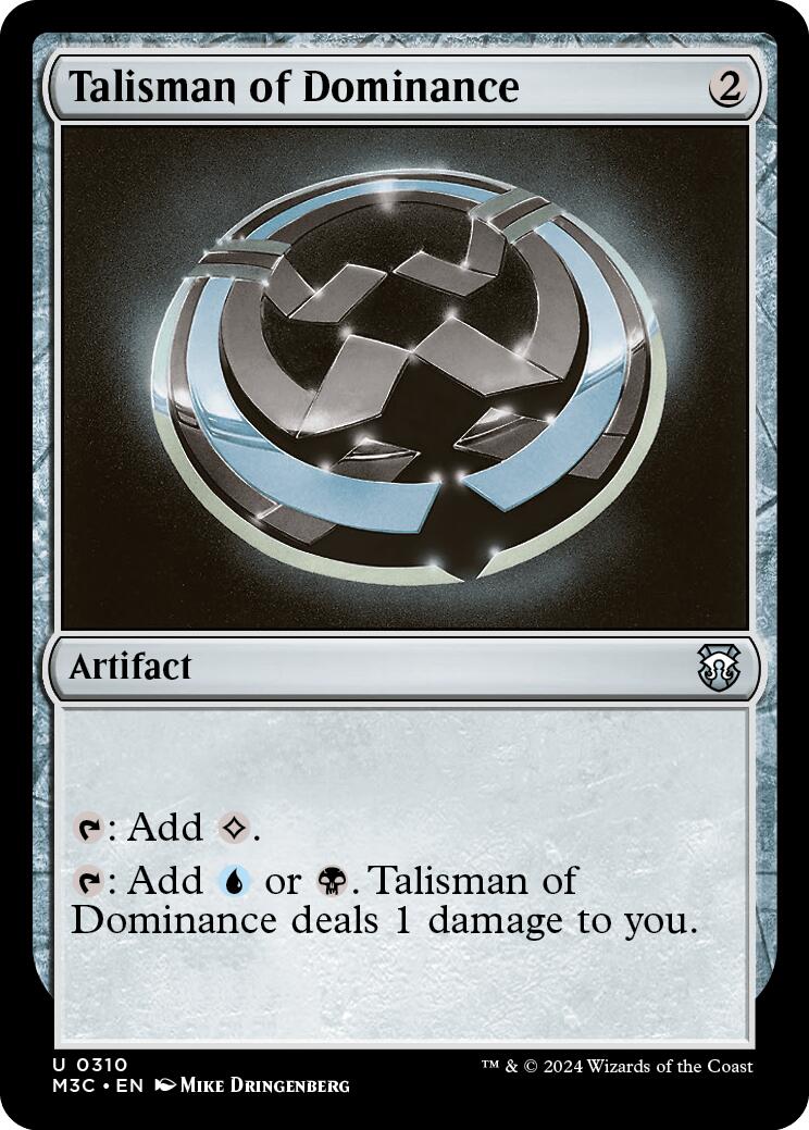 Talisman of Dominance [Modern Horizons 3 Commander] | Rook's Games and More