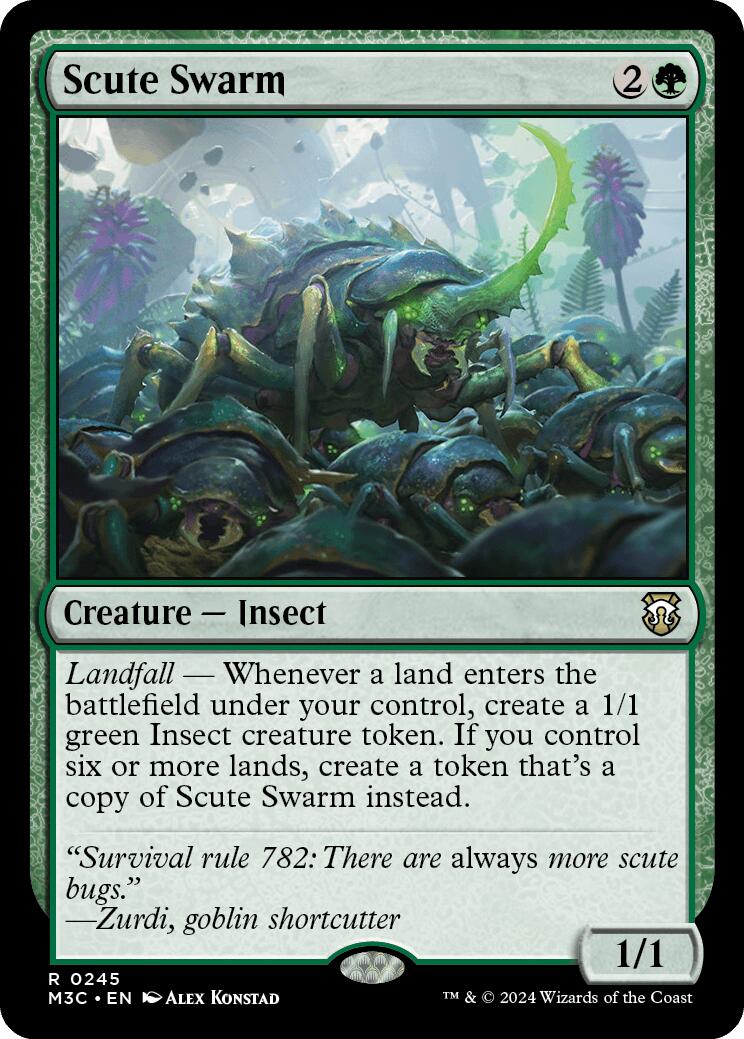 Scute Swarm [Modern Horizons 3 Commander] | Rook's Games and More