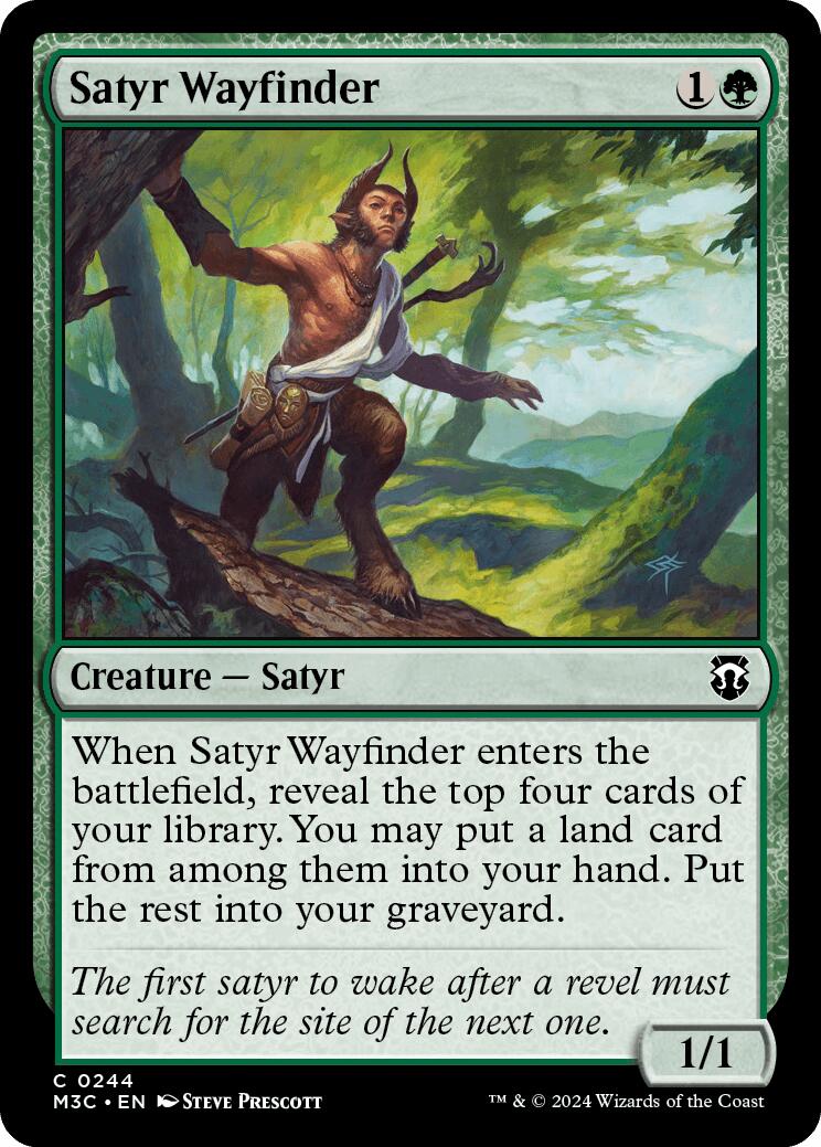 Satyr Wayfinder [Modern Horizons 3 Commander] | Rook's Games and More