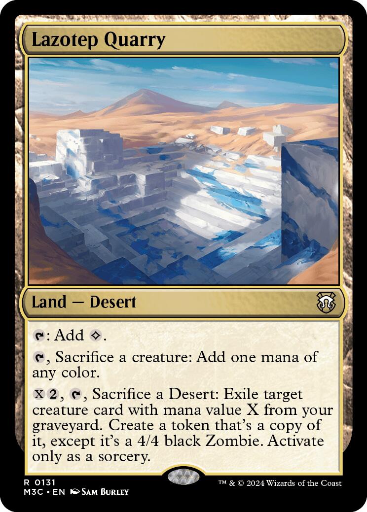 Lazotep Quarry [Modern Horizons 3 Commander] | Rook's Games and More