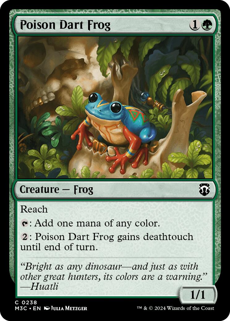 Poison Dart Frog [Modern Horizons 3 Commander] | Rook's Games and More