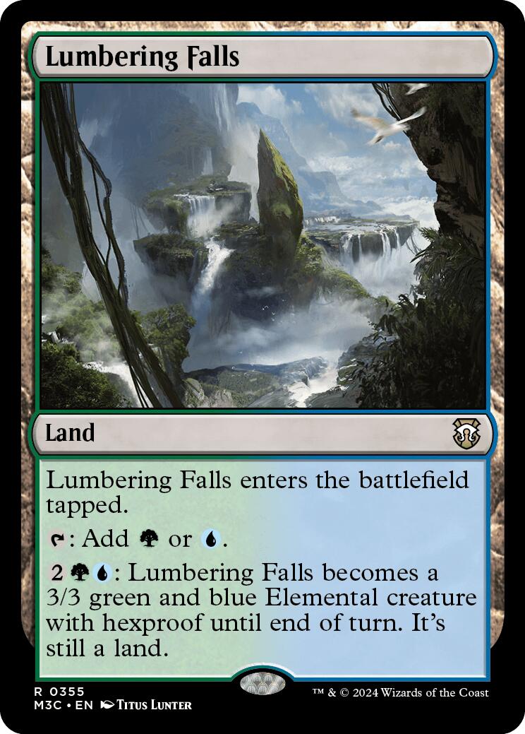 Lumbering Falls [Modern Horizons 3 Commander] | Rook's Games and More