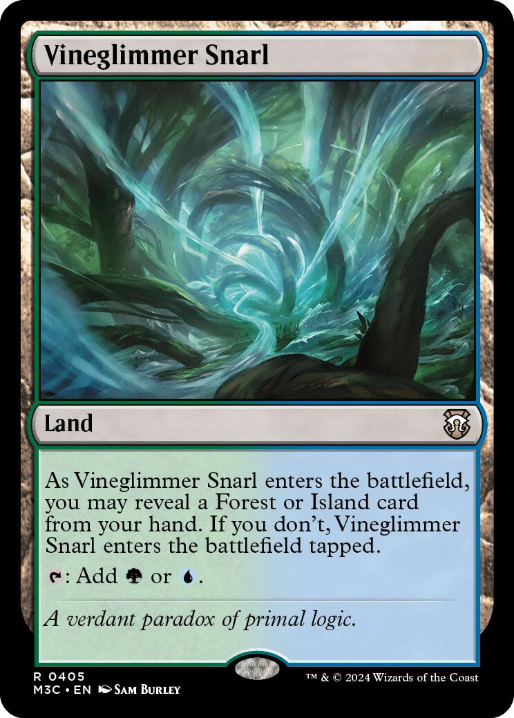 Vineglimmer Snarl [Modern Horizons 3 Commander] | Rook's Games and More