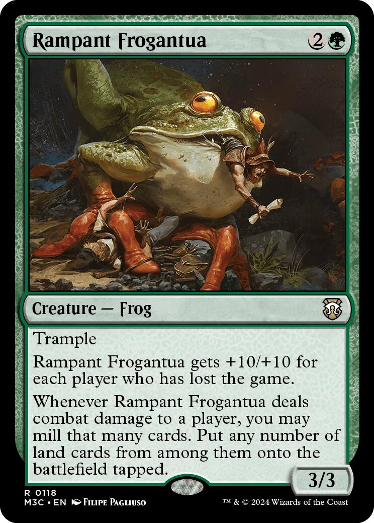 Rampant Frogantua [Modern Horizons 3 Commander] | Rook's Games and More