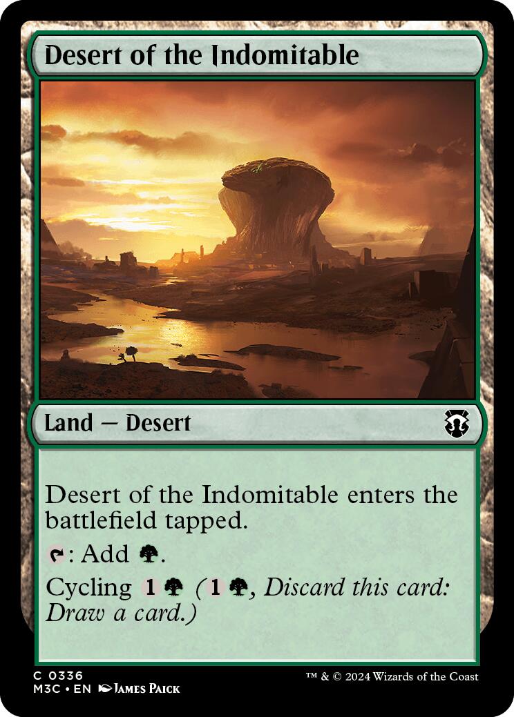 Desert of the Indomitable [Modern Horizons 3 Commander] | Rook's Games and More