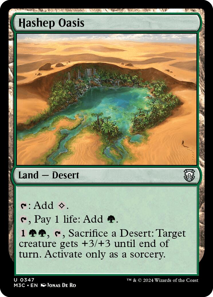 Hashep Oasis [Modern Horizons 3 Commander] | Rook's Games and More