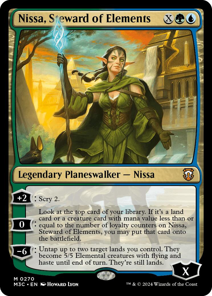 Nissa, Steward of Elements [Modern Horizons 3 Commander] | Rook's Games and More