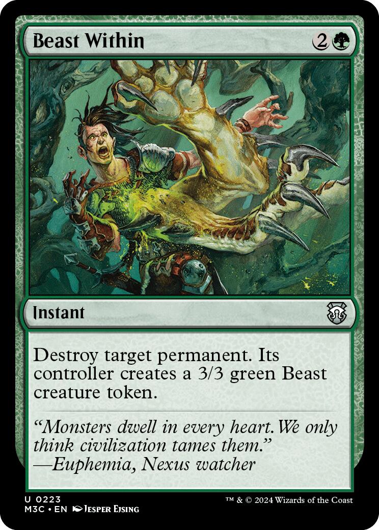 Beast Within [Modern Horizons 3 Commander] | Rook's Games and More