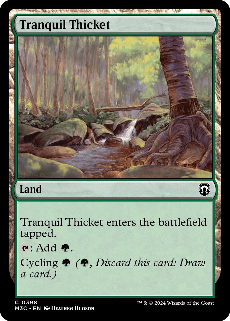 Tranquil Thicket [Modern Horizons 3 Commander] | Rook's Games and More