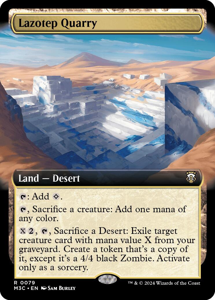 Lazotep Quarry (Extended Art) (Ripple Foil) [Modern Horizons 3 Commander] | Rook's Games and More