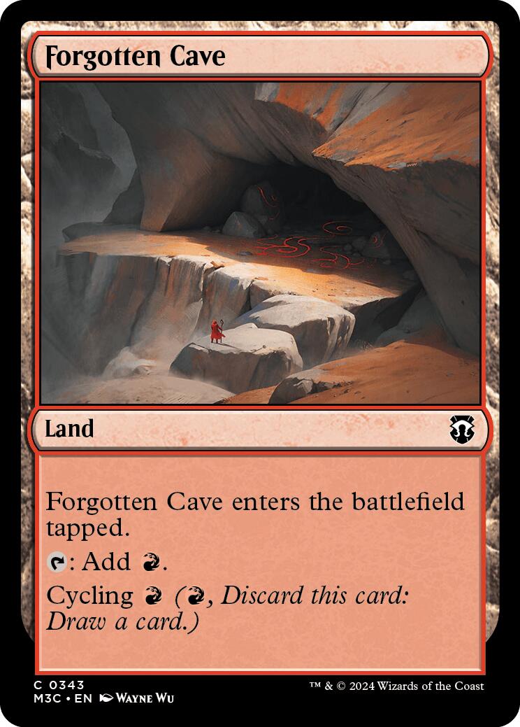 Forgotten Cave [Modern Horizons 3 Commander] | Rook's Games and More