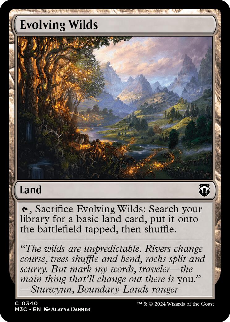 Evolving Wilds [Modern Horizons 3 Commander] | Rook's Games and More