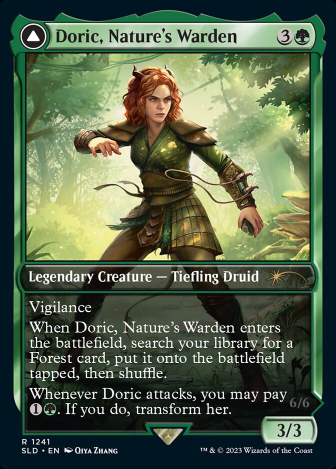 Doric, Nature's Warden // Doric, Owlbear Avenger [Secret Lair Drop Series] | Rook's Games and More