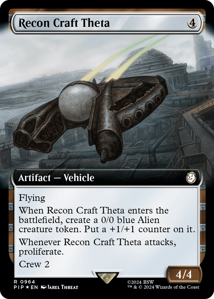 Recon Craft Theta (Extended Art) (Surge Foil) [Fallout] | Rook's Games and More