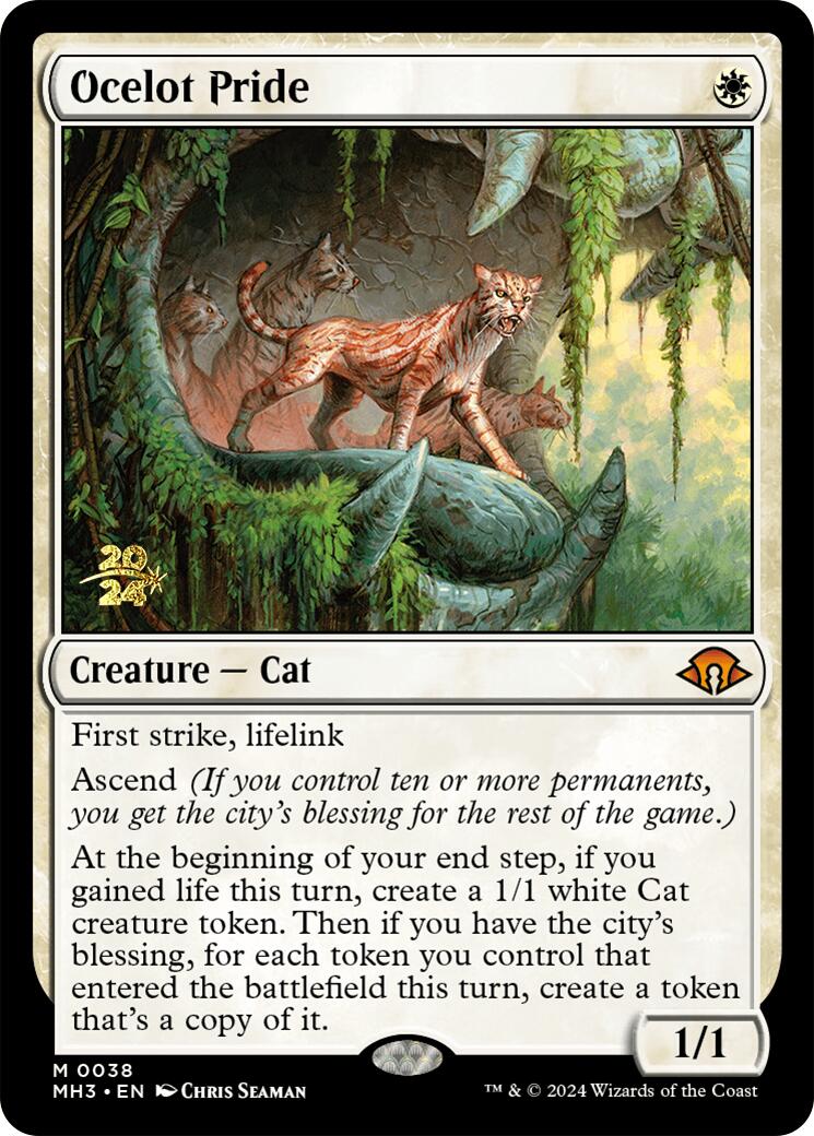 Ocelot Pride [Modern Horizons 3 Prerelease Promos] | Rook's Games and More