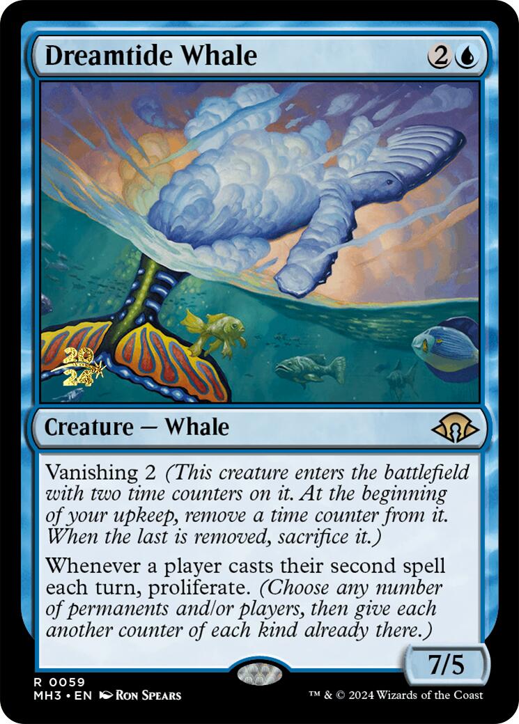 Dreamtide Whale [Modern Horizons 3 Prerelease Promos] | Rook's Games and More